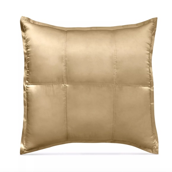 Donna Karan 100% quilted Silk Standard/Queen MOSS sham - Picture 2 of 14